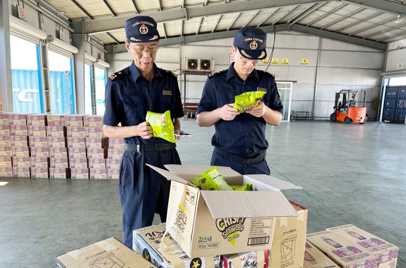 榮成海關監督銷毀258千克不合格進口預包裝食品，筑牢食品安全防線